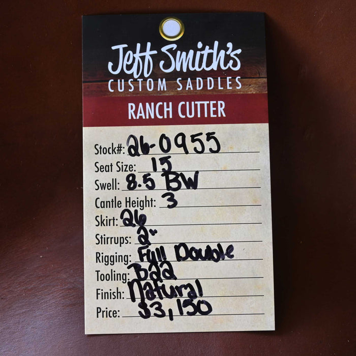 15" JEFF SMTIH BUSTER WELCH RANCH CUTTER SADDLE