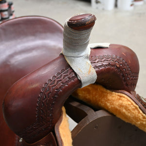 16.5" USED TODD JEYS CUTTING SADDLE Saddles Todd Jeys   