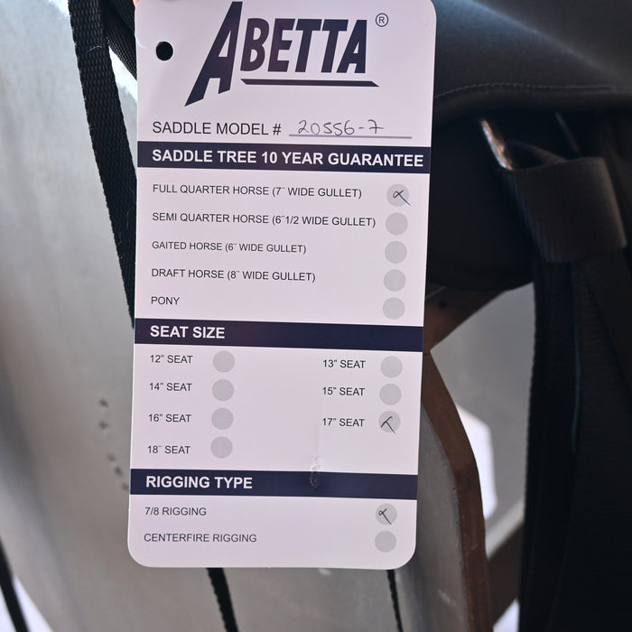 17" ABETTA TRAIL FINDER SADDLE