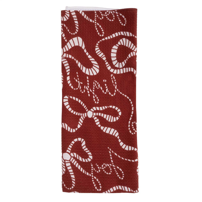 Cheerful Bows Tea Towel