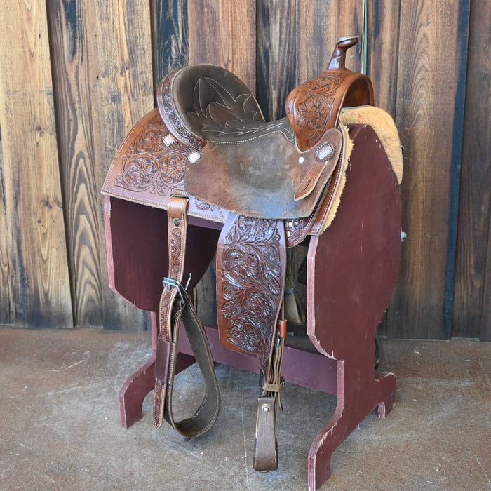 13.5" USED SHILOH BARREL SADDLE Saddles - Used Shiloh Saddlery