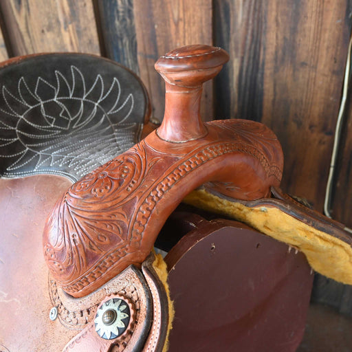 15" USED CORRIENTE TEAM ROPING SADDLE Saddles - Used Corriente
