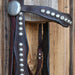 Vintage early 1900's Nickel Plate Studs Bridle Rig & Bit Collectibles MISC