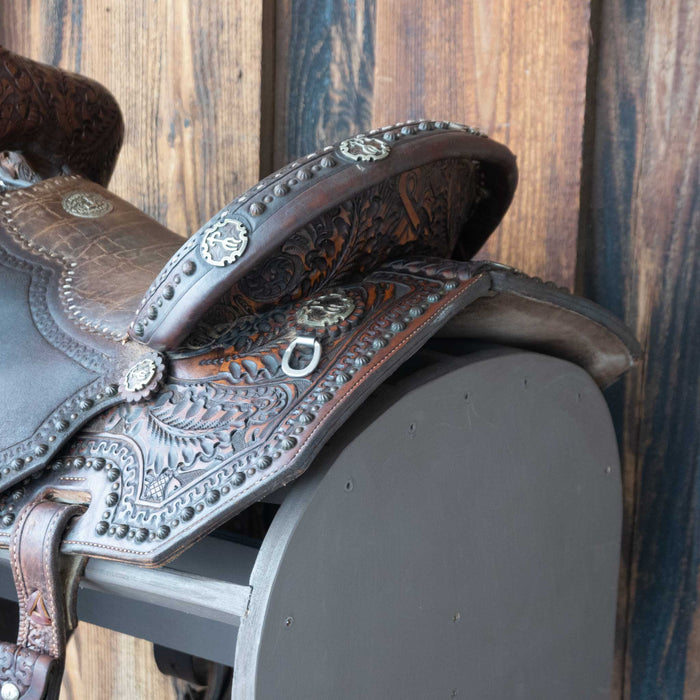 14" USED DOUBLE J BARREL SADDLE