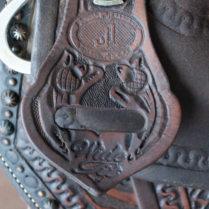 14" USED DOUBLE J BARREL SADDLE