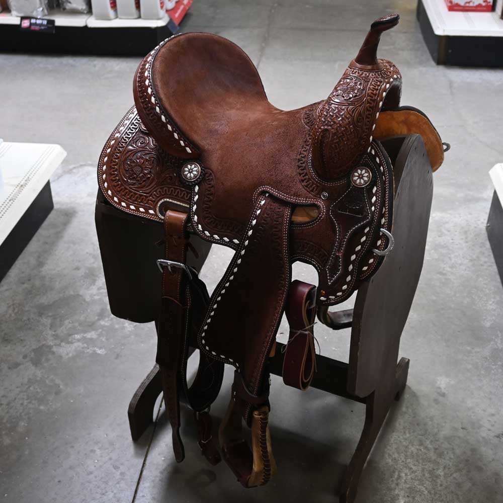 14" TESKEY'S BARREL SADDLE Saddles TESKEY'S SADDLERY LLC   