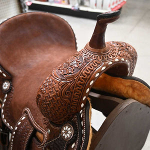 14" TESKEY'S BARREL SADDLE Saddles TESKEY'S SADDLERY LLC   