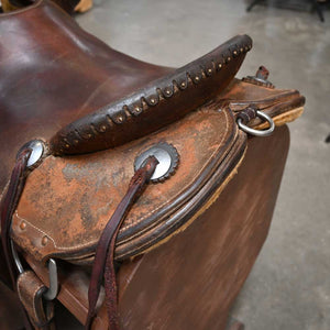 15" USED SLATON COWBOY SADDLE Saddles Slaton Saddlery