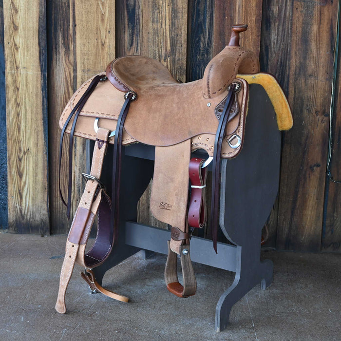 16.5" JEFF SMITH BUSTER WELCH RANCH CUTTER SADDLE