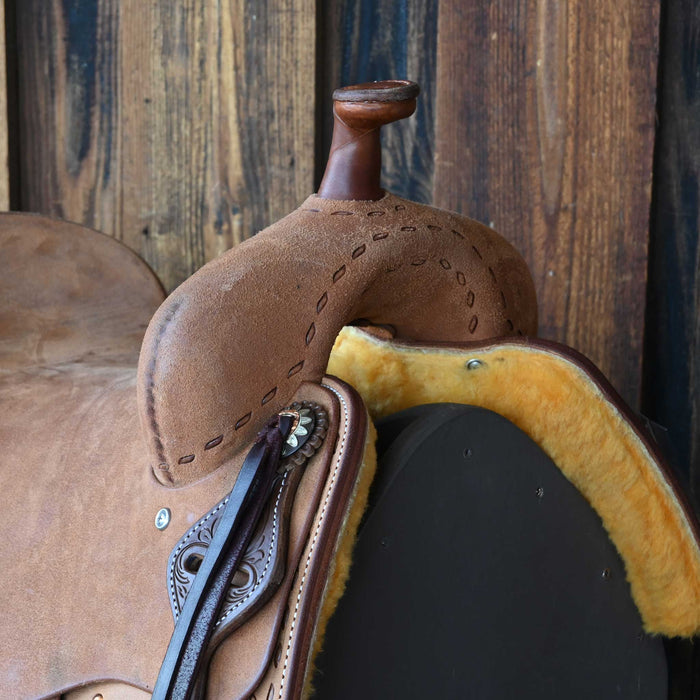 16.5" JEFF SMITH BUSTER WELCH RANCH CUTTER SADDLE