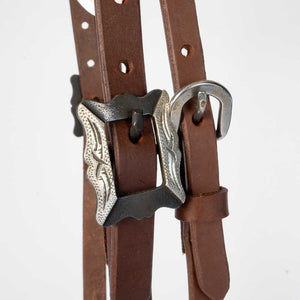 NEW Teskey's Heavy Oil Browband Headstall with Square Buckles Sale Barn Teskey's   