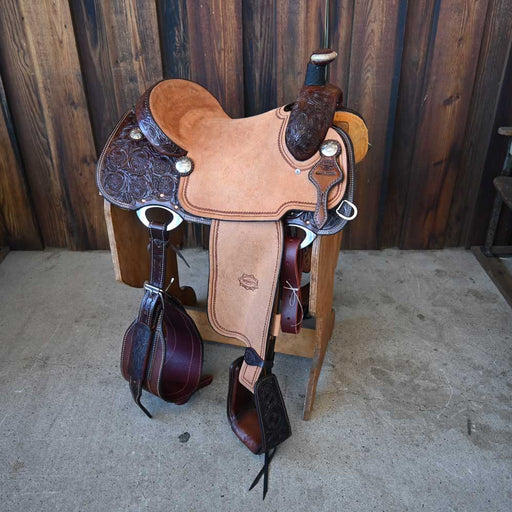 15" TESKEY'S ROPING SADDLE Saddles - New Teskey's Saddlery