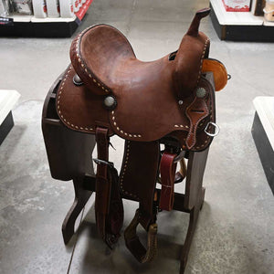 13.5" TESKEY'S BARREL SADDLE Saddles TESKEY'S SADDLERY LLC   