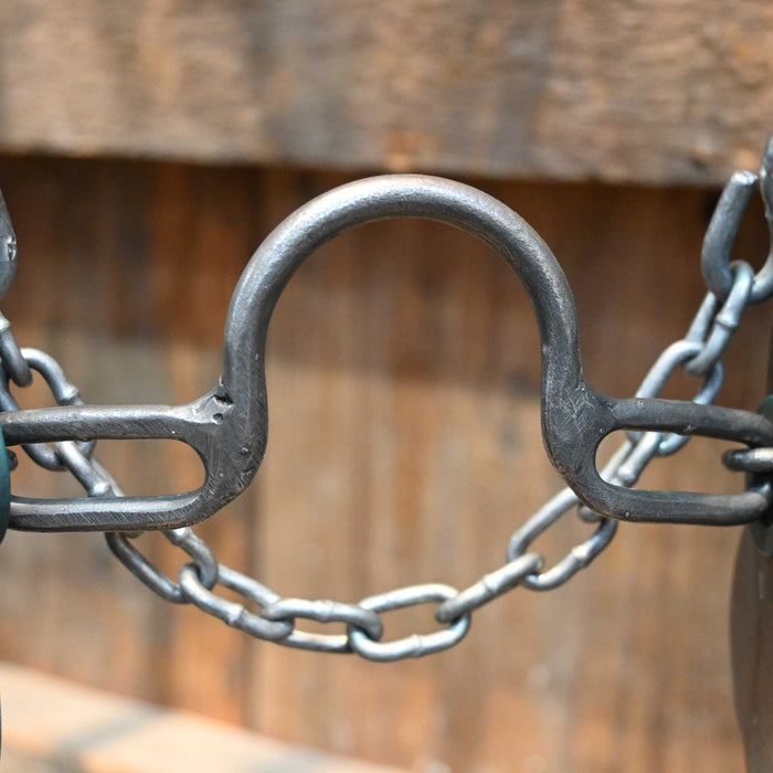 Paul Petska Solid Port Bit w/ Copper Cactus Conchos