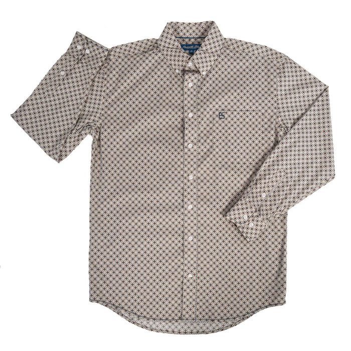 Panhandle Slim Men's Geo Print Button Down Shirt