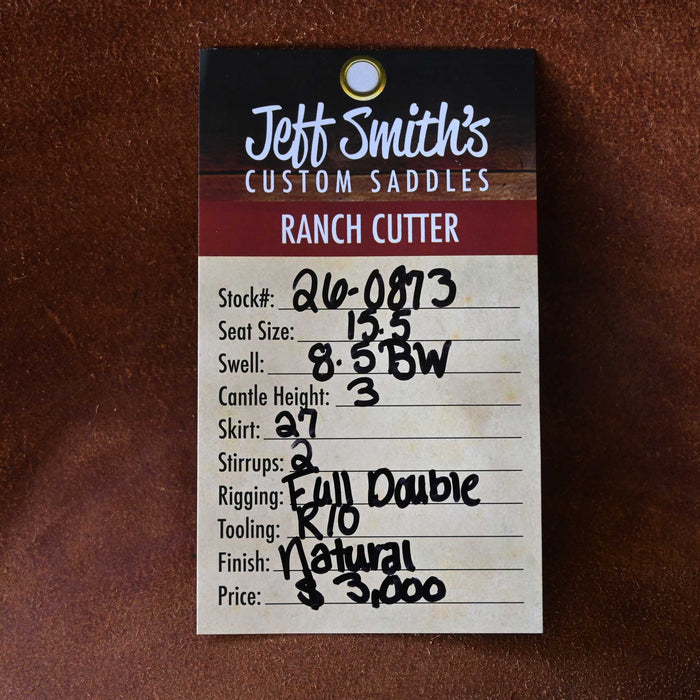 15.5" JEFF SMITH BUSTER WELCH RANCH CUTTER SADDLE
