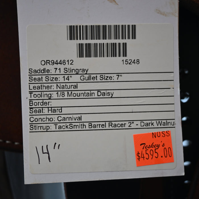 14" MARTIN STINGRAY BARREL SADDLE