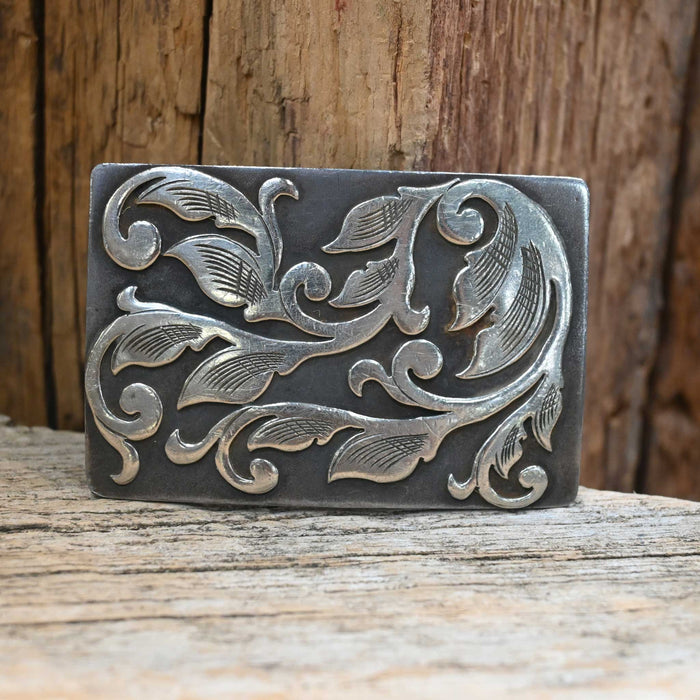 Turtle Jones Floral Swirl Belt Buckle