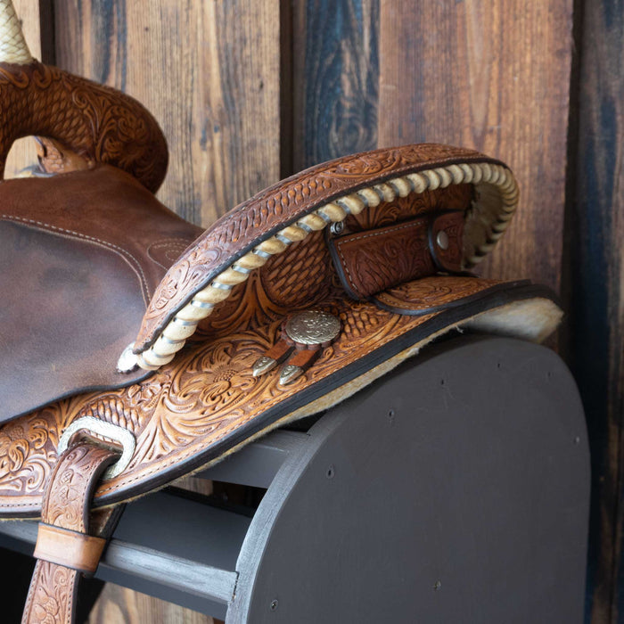 14.5" USED CIRCLE Y BARREL SADDLE