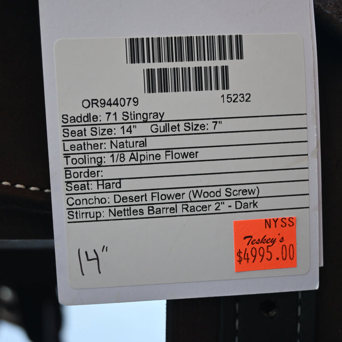 14" MARTIN STINGRAY BARREL SADDLE