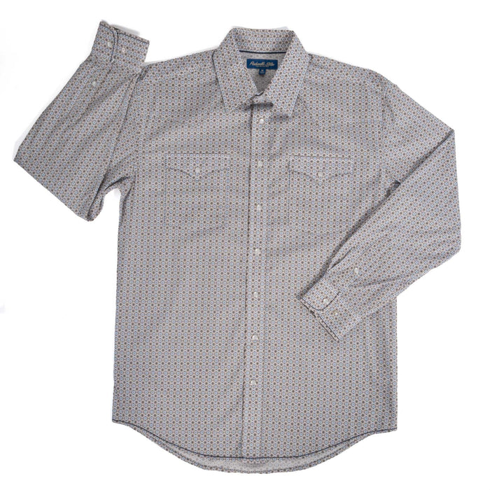 Panhandle Slim Men's Geo Print Pearl Snap Shirt