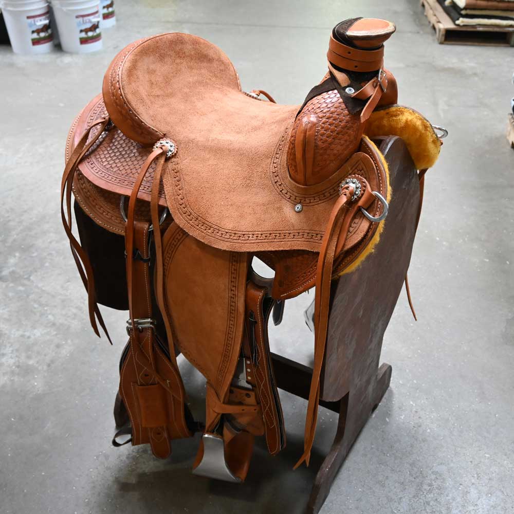 15" BRAZOS RIVER POST HORN SADDLE Saddles Brazos River Saddlery