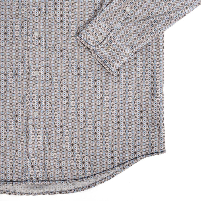 Panhandle Slim Men's Geo Print Pearl Snap Shirt