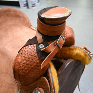 15" BRAZOS RIVER POST HORN SADDLE Saddles Brazos River Saddlery