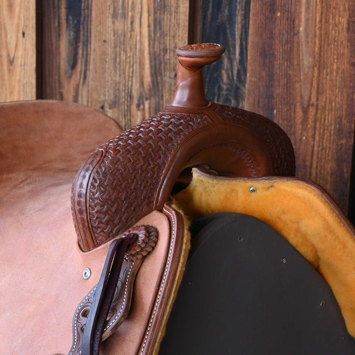 15.5" JEFF SMITH BUSTER WELCH RANCH CUTTER SADDLE