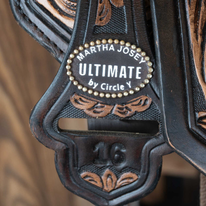16" USED CIRCLE Y ULTIMATE MARTHA JOSEY BARREL SADDLE