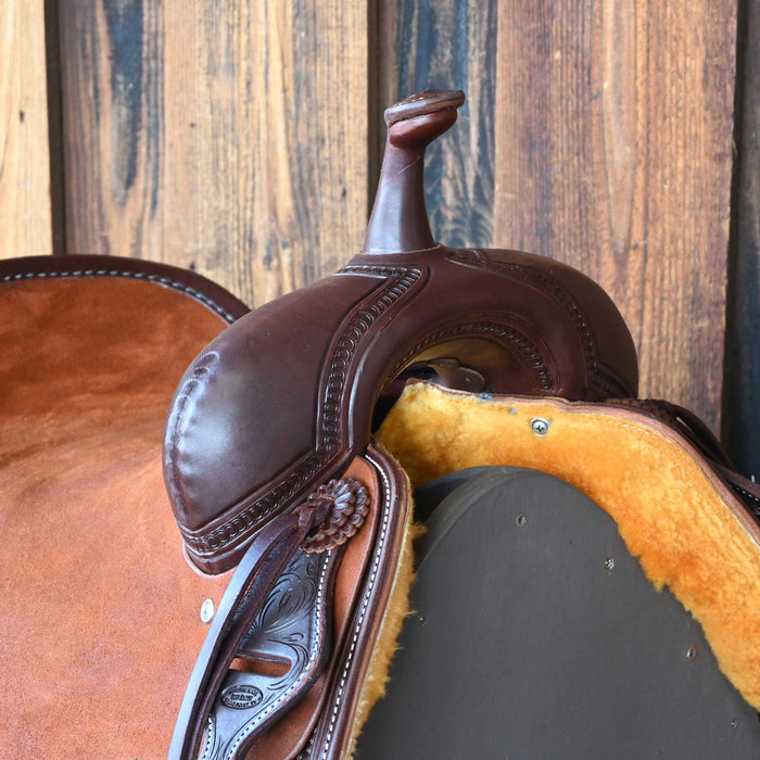 16" JEFF SMITH BEAU GALYEAN CUTTING SADDLE