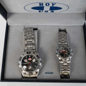 NEW USA Boy Watch Set Of 2 Sale Barn Teskey's Black  