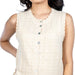 Dylan Jesse Sleeveless Cream Sweater Tank Top WOMEN - Clothing - Tops - Sleeveless Dylan