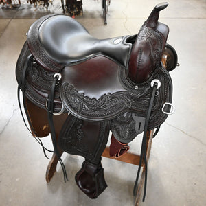 16" CIRCLE Y JG PEAK PERFORMANCE WIND RIVER TRAIL SADDLE Saddles Circle Y Saddlery   