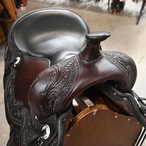 16" CIRCLE Y JG PEAK PERFORMANCE WIND RIVER TRAIL SADDLE Saddles Circle Y Saddlery   