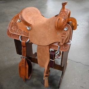 15.5" TESKEY'S RANCH CUTTER SADDLE Saddles Teskey's Saddlery