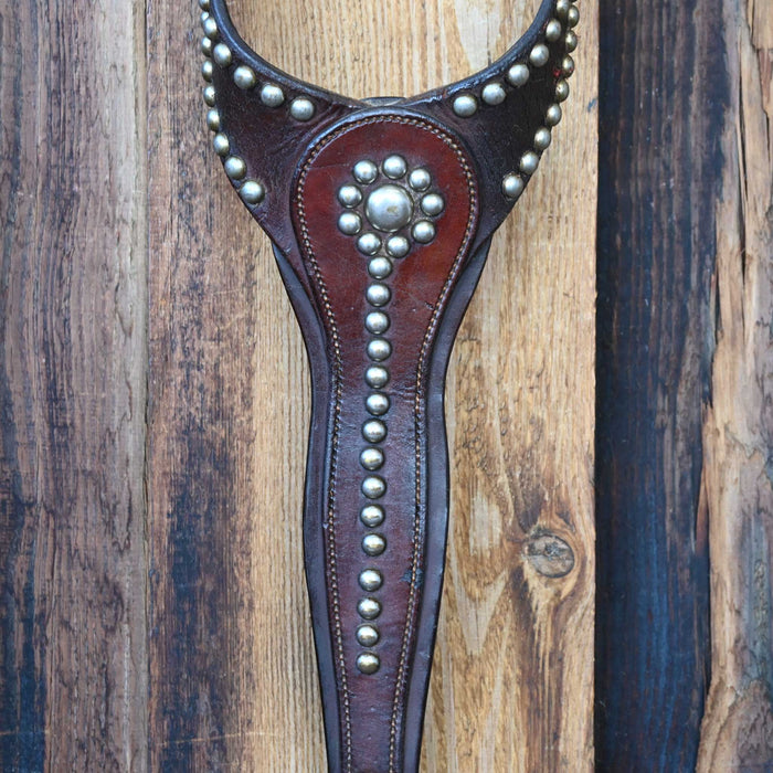Vintage Leather w/ Studs Breastcollar