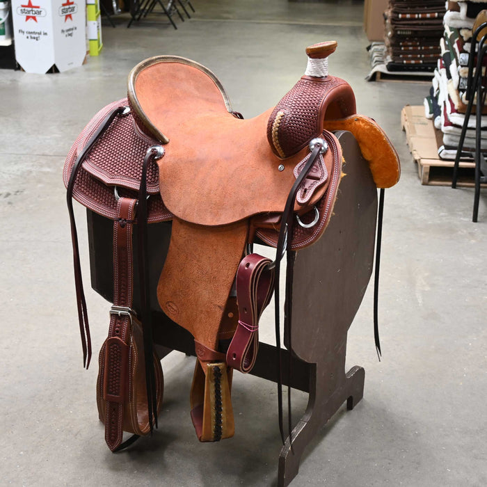 16" TESKEY'S RANCH ASSOCIATION SADDLE Saddles - New Teskey's Saddlery