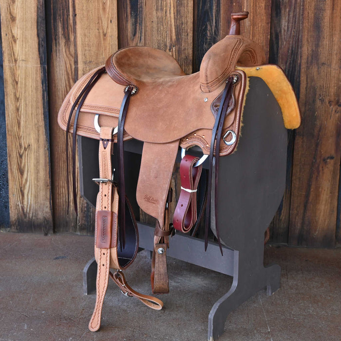 15.5" JEFF SMITH BUSTER WELCH RANCH CUTTER SADDLE
