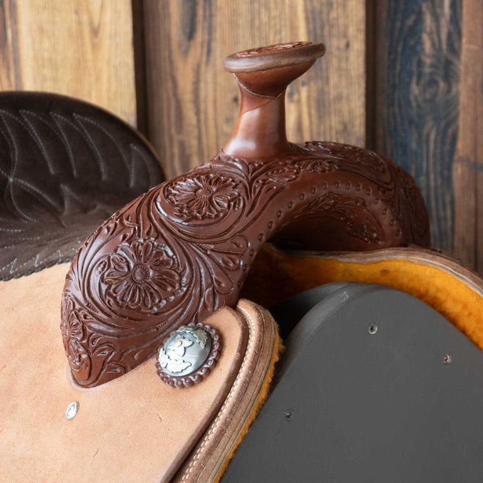 14" CACTUS RELENTLESS TEAM ROPING SADDLE