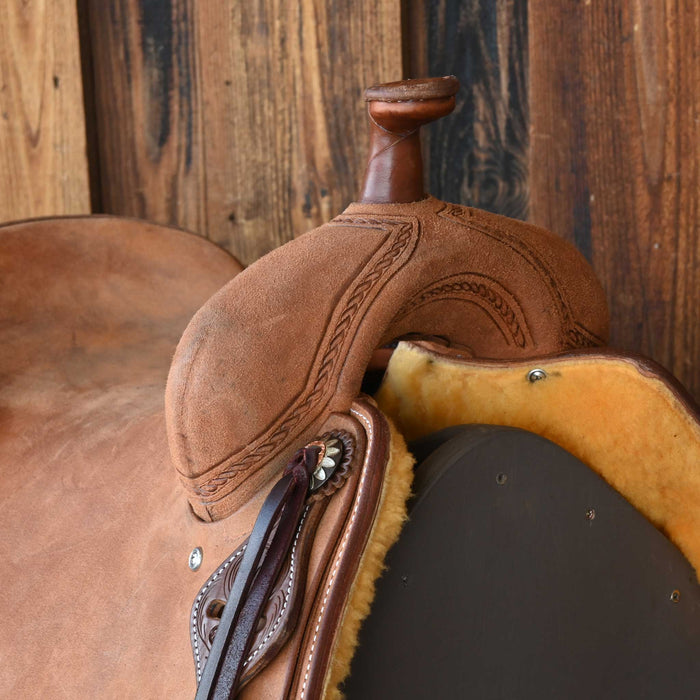 15.5" JEFF SMITH BUSTER WELCH RANCH CUTTER SADDLE