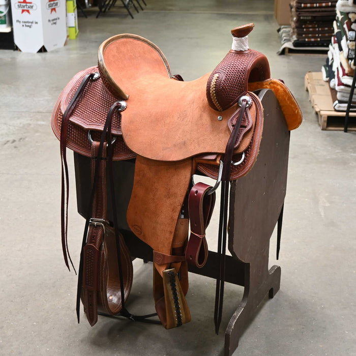 16" TESKEY'S RANCH ASSOCIATION SADDLE Saddles - New Teskey's Saddlery