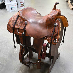 16" USED JEFF SMITH CUTTING SADDLE Saddles Jeff Smith