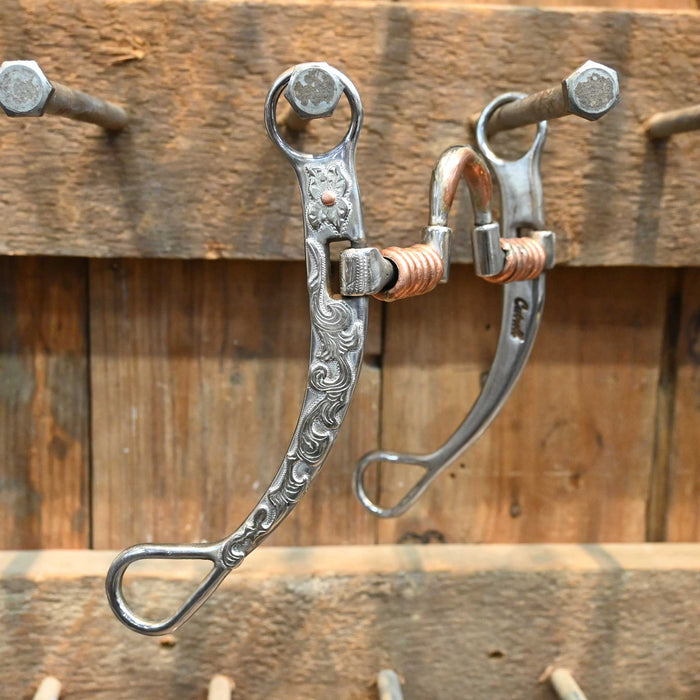 Cutrell Silver Mounted Correction Bit w/Copper Rings