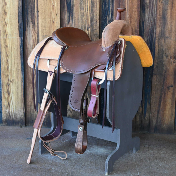 16" JEFF SMITH BUSTER WELCH RANCH CUTTER SADDLE
