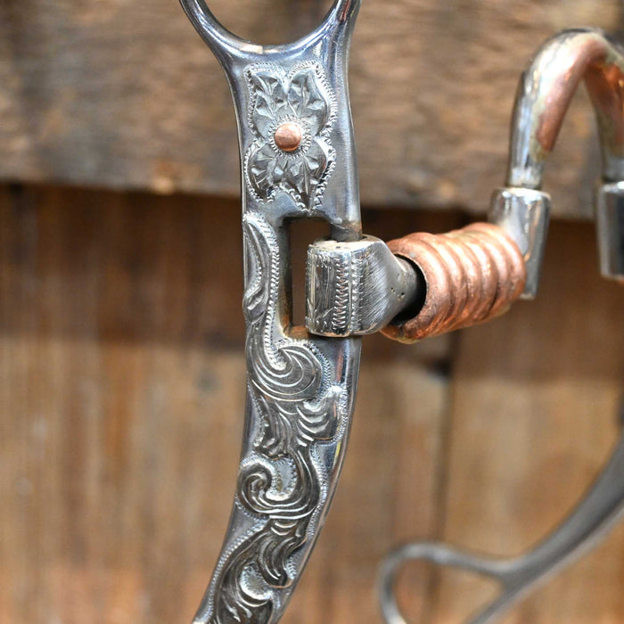 Cutrell Silver Mounted Correction Bit w/Copper Rings