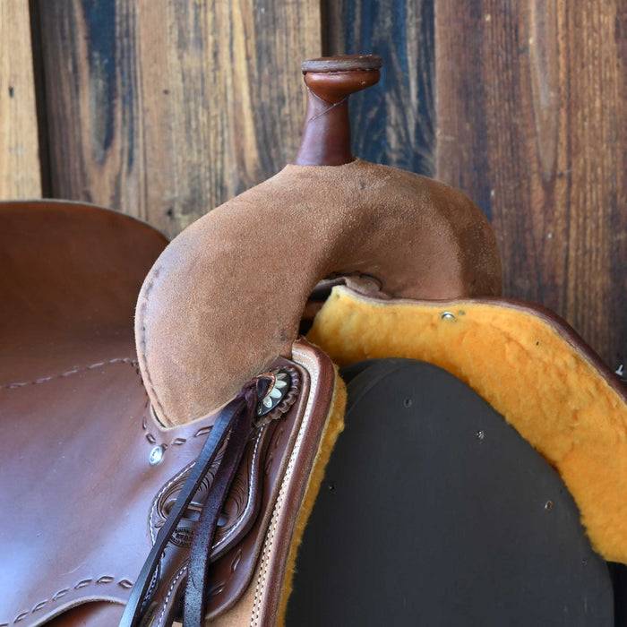 16" JEFF SMITH BUSTER WELCH RANCH CUTTER SADDLE