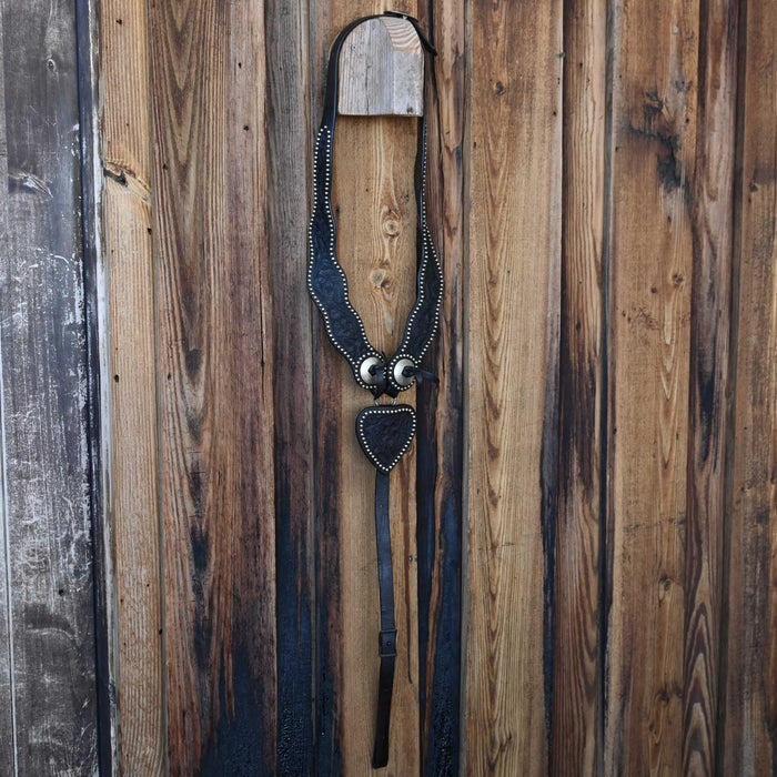 Beautiful Fully Tooled and Studded Vintage Breatcollar