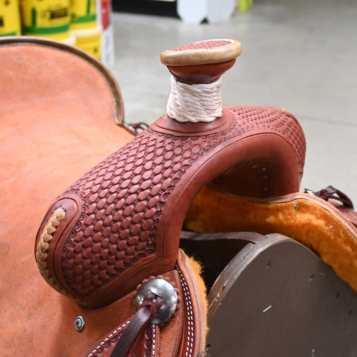 16" TESKEY'S RANCH ASSOCIATION SADDLE Saddles - New Teskey's Saddlery