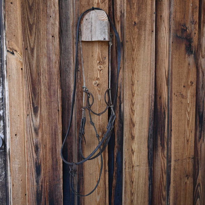 Draw Rig Twisted Wire Snaffle Bridle Rig Sale Barn misc